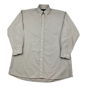 Agenda Botton Down Shirt Light Brown Size L